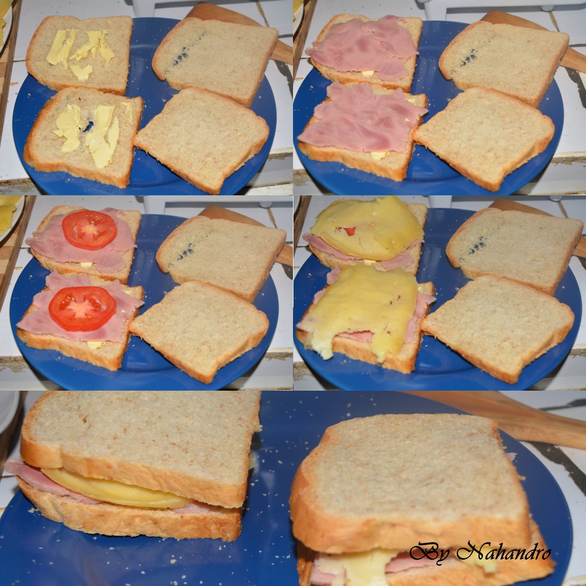 Croque monsieur - Tête à modeler Recette pain et sandwich